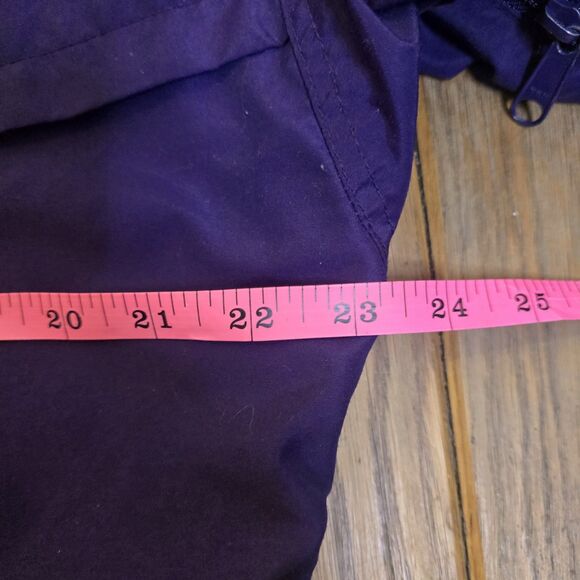 Vintage Columbia Men's M Purple Teal 1/4 Zip Hooded Pullover Windbreaker - Picture 15 of 16